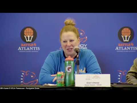 Postgame Press Conference - UCLA W. Basketball def. Tennessee