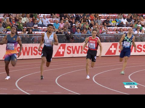 How we start a night of Weltklasse | World Record Holder Wayde van Niekerk wins the 400m Pre-Program