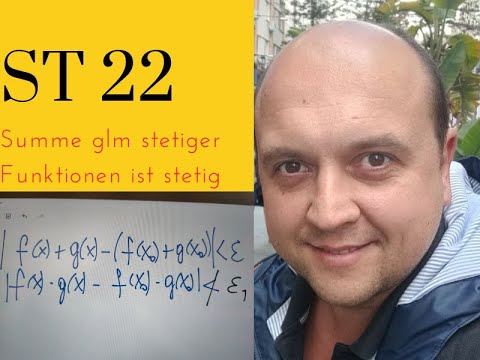 Summe zweier gleichmäßig stetigen Funktionen ist es auch. Das Produkt aber nicht immer (ST 22)