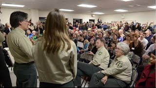 preview picture of video 'Big Ivy / Forest Service Logging Meeting 2-5-15'