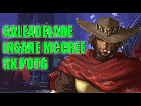 GALE INSANE MCCREE GAMEPLAY 5K POTG - GRAND MASTER OVERWATCH SEASON 25