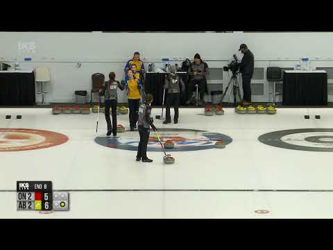 2022 Canadian Under-18 Curling Championships  - Draw 16 - Ontario 2 vs Alberta 2