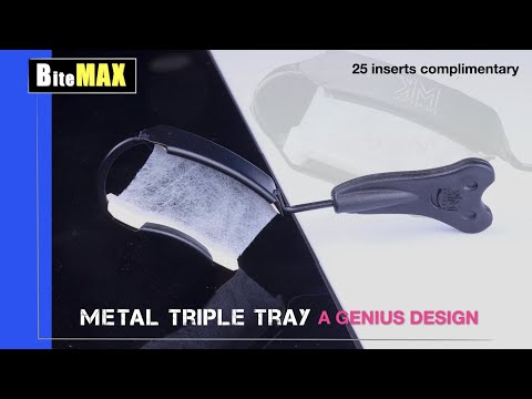 BiteMax: Metal Triple Tray (Autoclavable) by MIK Dental... My Best Invention #Dentistry