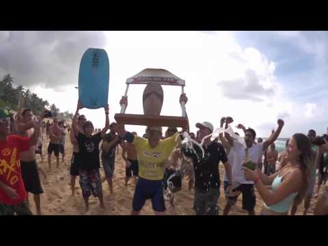 IBA Bodyboarding PIPELINE PRO 2011 - Jeff Hubbard Wins.