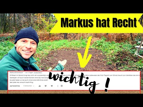 Beete im Herbst mulchen? JA oder NEIN