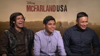Rafael Martinez, Ramiro Rodriguez & Michael Aguero Interview - McFarland, USA video