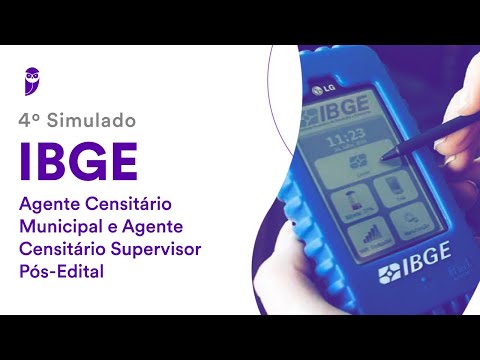 4º Simulado IBGE – Agente Censitário Municipal e Agente Censitário Supervisor - Correção