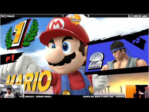 WBB #60 | [W] Ninja (Mario) vs [L] Circa | 6WX (Ryu, Sonic) - Grand Finals - Smash 4 Singles