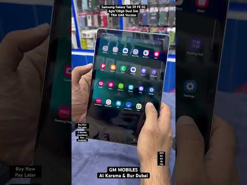 Samsung Galaxy Tab S9 FE 5G Dual Sim TRA UAE Version #shorts #viral #dubai