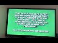 Green FBI Warning Screens And Walt Disney Home Video February 17 1998
