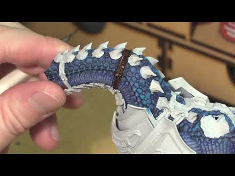 Painting a Stardrake, claws spikes and straps
