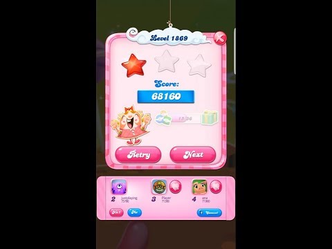 Candy Crush Saga Level 1869