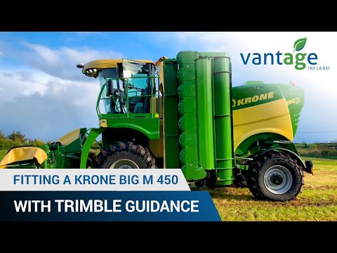 Fitting a Krone Big M 450 with Trimble Guidance