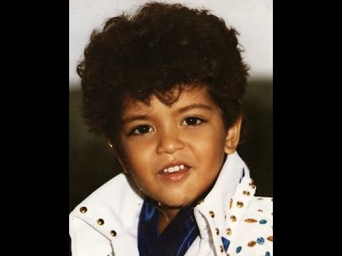 Studio Valentine recording Bruno Mars at age 4