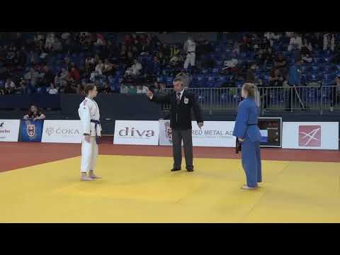Nina Obadov PNS Tamara Tanasković SPA 1:0 -52kg #PrvenstvoSrbijeJuniori2022