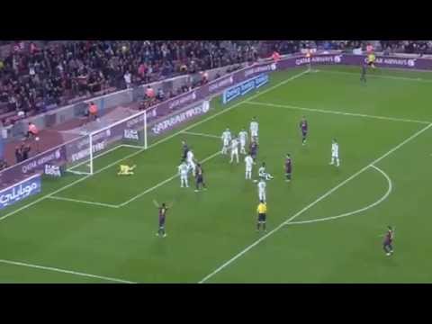 Leo Messi Amazing  Goal   Barcelona vs Cordoba 4 0  La Liga  2014 HD