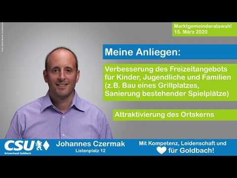 Unser Team für Goldbach - Platz 12: Johannes Czermak