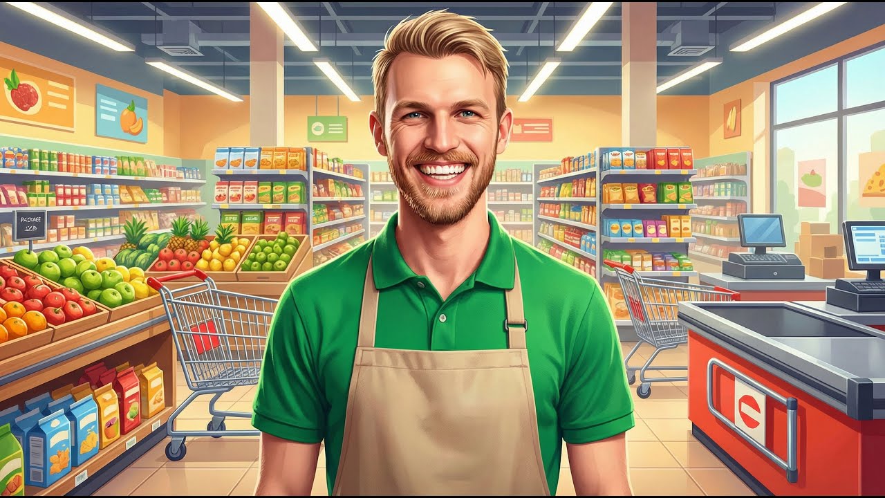 Grote Supermarkt Co-Op Simulator