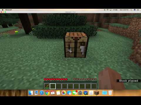 How to Make a Crafting Table and Craft Basic Tools in Minecraft!!!!