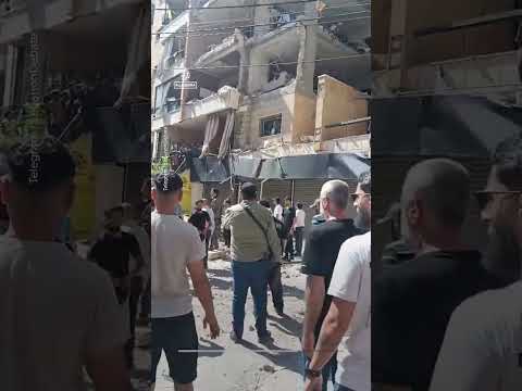 Israel strikes southern suburbs of Lebanon’s capital Beirut | AJ #shorts