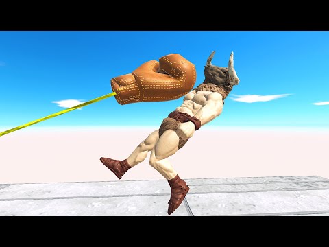GIANT BOXING GLOVE ATTACKS GIANT UNITS IN THE SKY | ANIMAL REVOLT BATTLE SIMULATOR