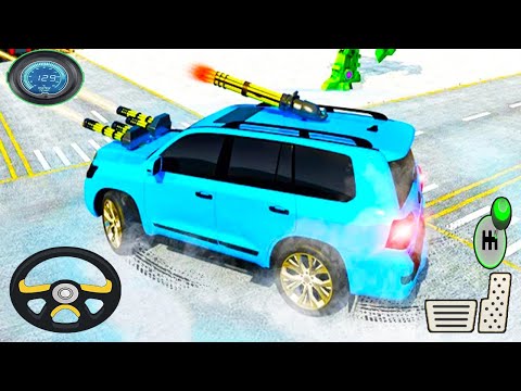 Flying Prado Games - Helicopter Car Transform Robot Games - Android GamePlay