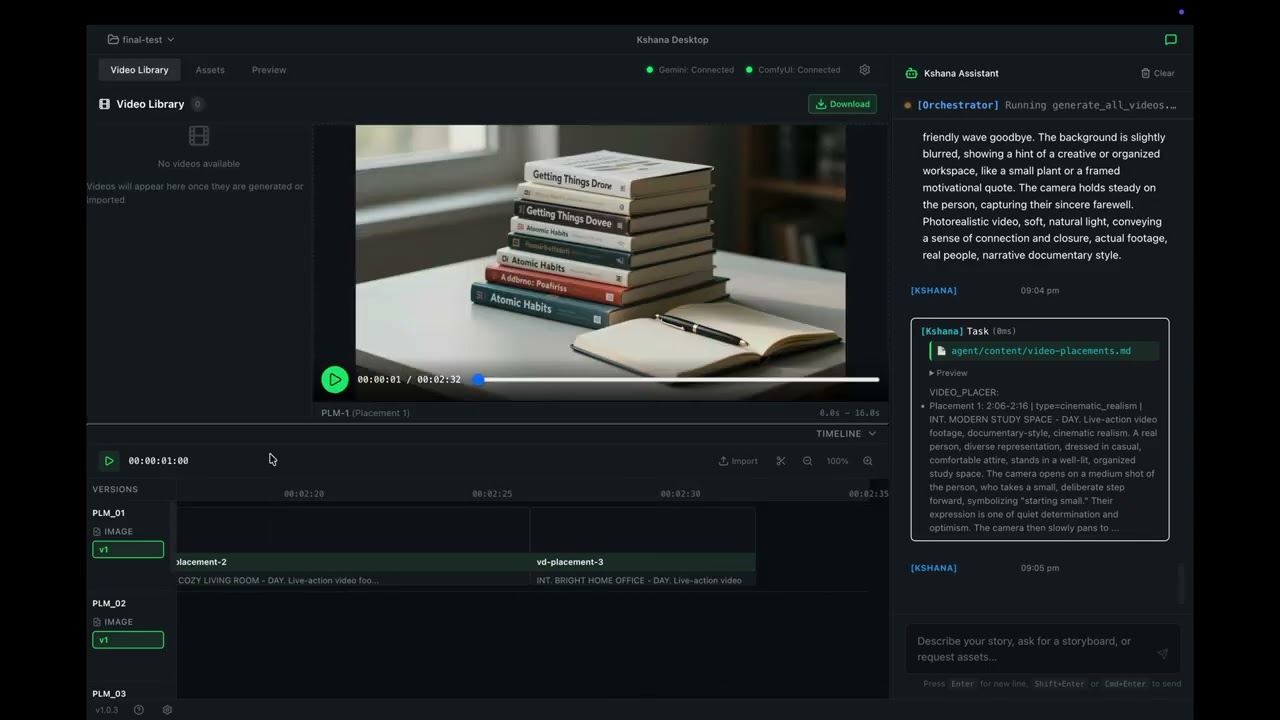 Kshana - AI Video Editor video thumbnail