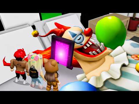 ENTRAMOS en la CABEZA del PAYASO MALVADO en Brookhaven Roblox
