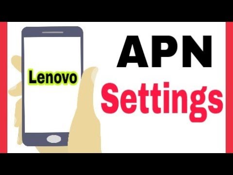 Lenovo Phones || How To Setup APN Settings in Lenovo