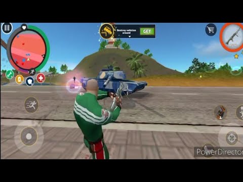 Rope Hero: Vice Town (Rope Hero on Army Base) Rope Hero Drive Assault Machine - Android Gameplay HD
