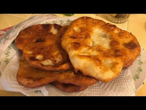 LANGOS ( HUNGARIAN FRIED BREAD)
