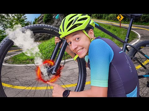 I Melted Shimano's Cheapest Hydraulic Brake! Testing MTB Disc Brakes