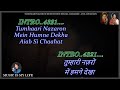 Tumhari Nazron Mein Humne Dekha Karaoke With Scrolling Lyrics Eng हिंदी