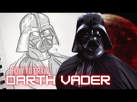 How to Draw DARTH VADER: Art Tutorial