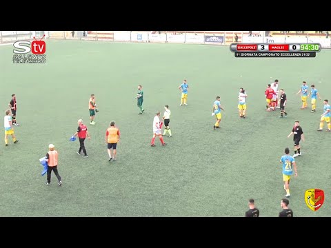 Gli highlights di Gallipoli Football 1909 - A. Toma Maglie 3-0