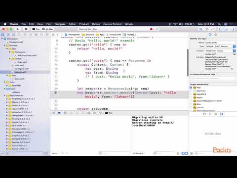 Introduction to Server Side Swift Managing Your First RESTful Routes|packtpub com