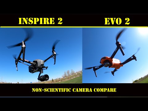 DJI Inspire 2 vs Autel EVO 2 - A Quick Camera comparison