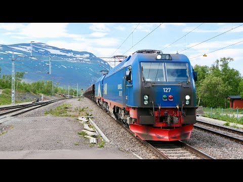Summer on the Railway part 24 - Trains at Abisko Östra