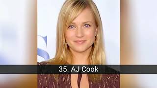 The most beautiful actresses of American series