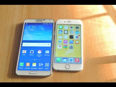 Samsung Galaxy Note 3 Android 5.0 Lollipop vs iPhone 6 - Which is Faster?