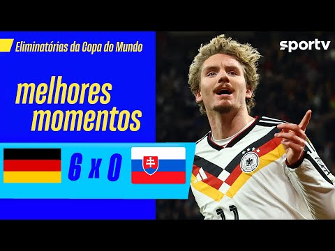 Gols e lances de Alemanha x Eslováquuia