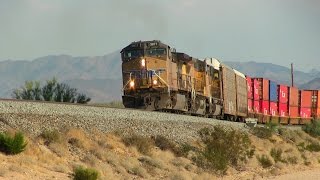 Union Pacific 5877 East Running In The Arizona Heat: 8-15-15