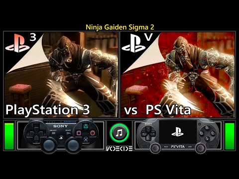 Ninja Gaiden Sigma 2 (PlayStation 3 vs PS Vita) Real Hardware Comparison