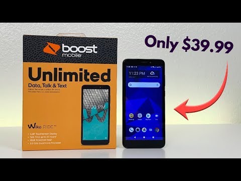 Wiko Ride for Boost Mobile - Unboxing and First Impressions!