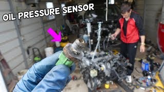 OIL PRESSURE SENSOR SWITCH REPLACEMENT LOCATION MAZDA CX-7 CX7 MAZDASPEED 3 MAZDA SPEED 6 2.3