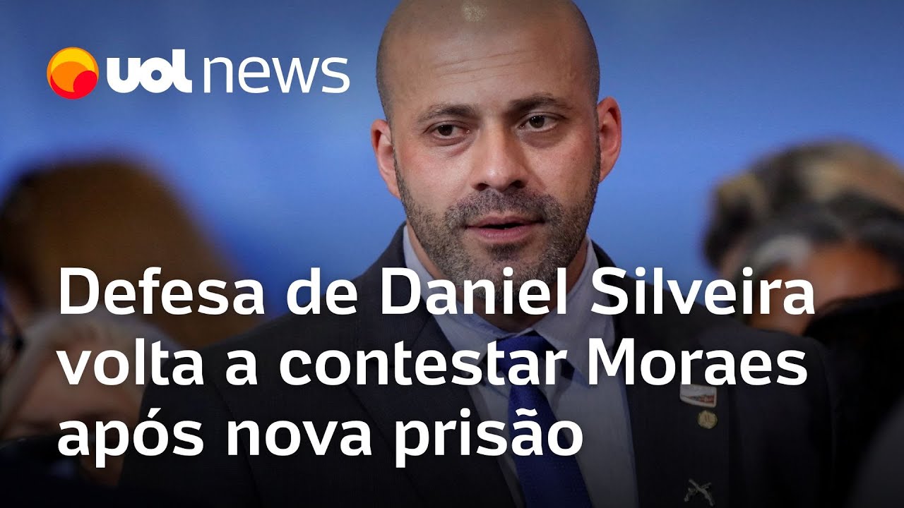 Defesa de Daniel Silveira volta a contestar Moraes após nova prisão do ex-deputado