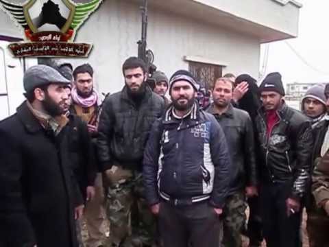 كلمة قائد كتيبة الشهيد عبد الهادي العكاري أثناء معركة صد اقتحام الجيش لقرية السعن في ريف حماة