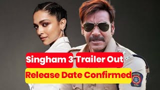 Singham 3 Trailer And Release Date Update, Kab aayegi Singham 3, #ajaydevgen, #deepikapadukone