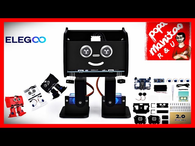Vídeo relacionado con ELEGOO Penguin BOT Robot Biped Compatible con Arduino IDE Proyecto con Tutorial de Ensamblaje, Kit Stem para Aficionados, Juguetes Stem para Niños y Adultos Versión 2.0 Negro