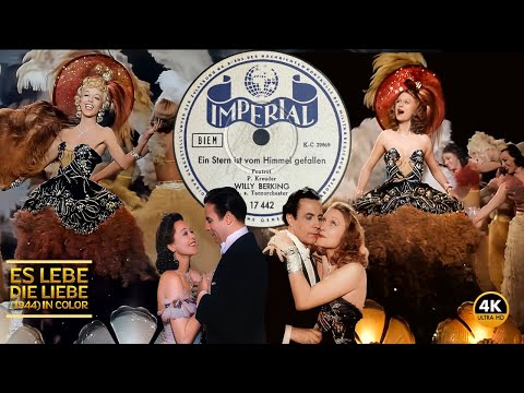Ein Stern ist vom Himmel gefallen ... Willy Berking mit seinem Tanzorchester (1943 / Colorized /4K)